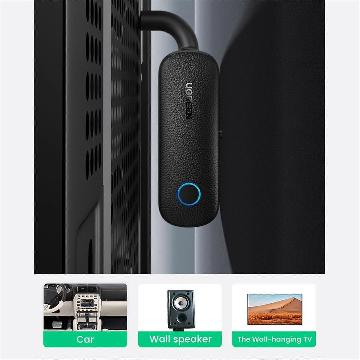 UGREEN 2-in-1 Bluetooth Adapter Transmitter Receiver Bluetooth AUX 5.0 Wireless 3.5mm Adapter Stereo