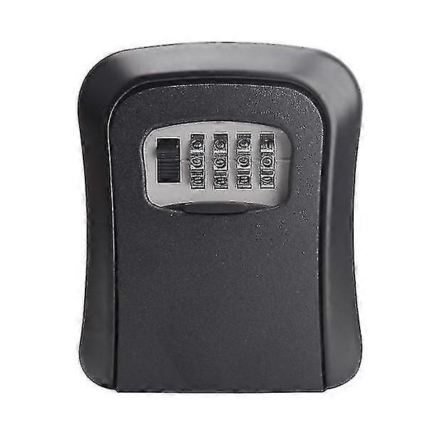 Key Lock Box 4 Digit Combination Wall Mount Key Safe Security Storage Box For Sharing Keys Securely