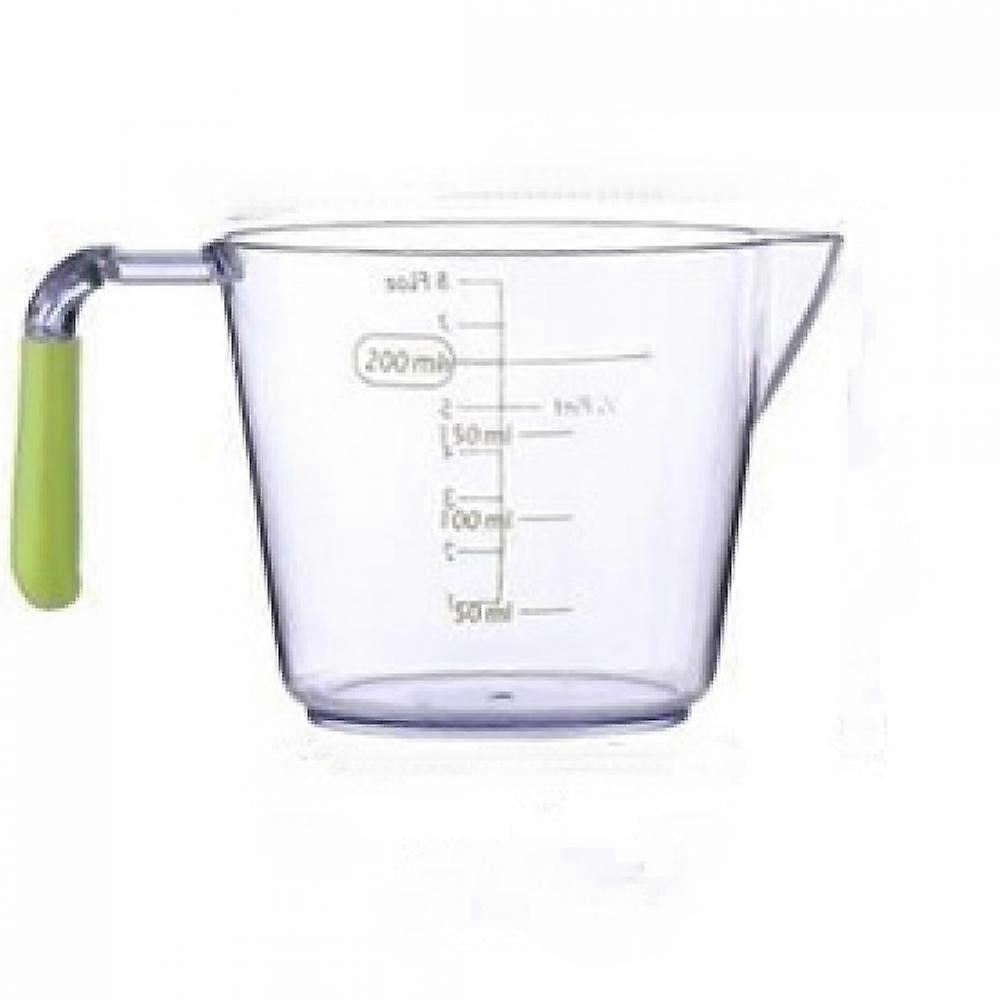 Liquid Measuring Cup - Stackable Transparent Plastic Measuring Cup With Soft Handle - Bpa Free, Nested, Easy To Store - Measuring, 200 ML