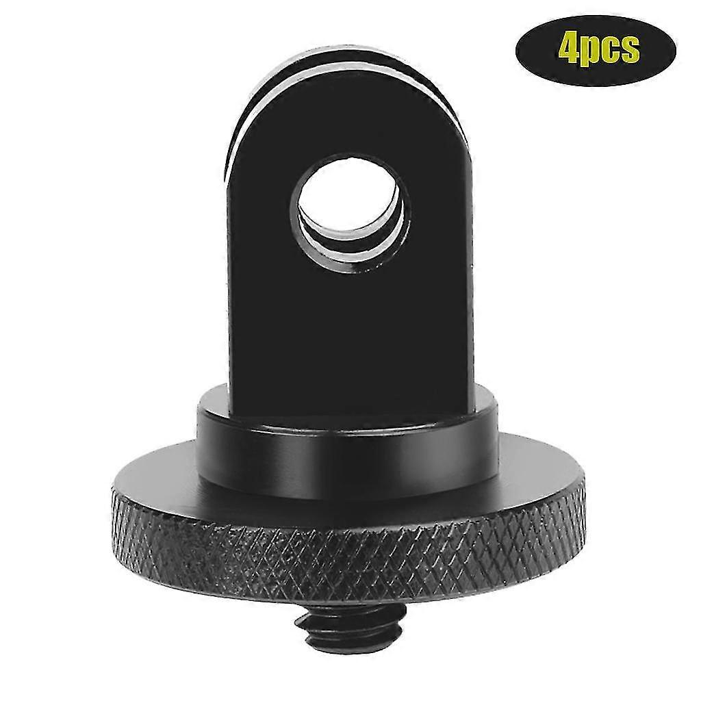 Adapter for GoPro Cameras 4-Piece Aluminum 1/4 Inch Thread Mount Conversion Set