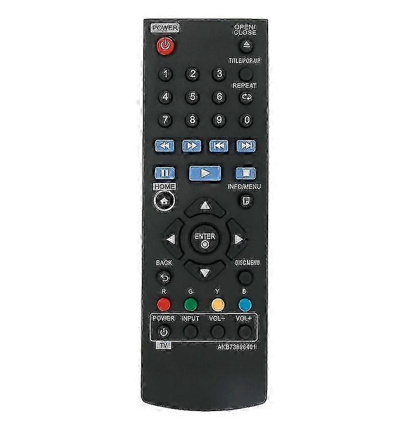 Remote Control Compatible With Lg Blu-ray Dvd Akb73896401