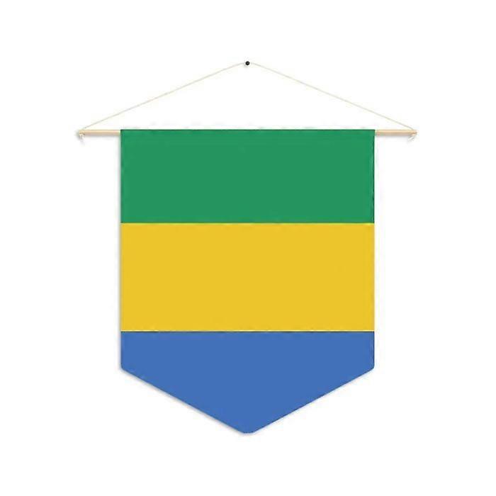 Flag - Gabon - 30 x 45 cm - Polyester - Double-sided print - Accessories included