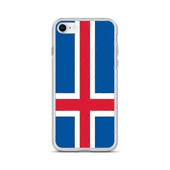 iPhone Case - Iceland Flag - iPhone 6S Plus - Flexible - Multicolor - Transparent Silicone