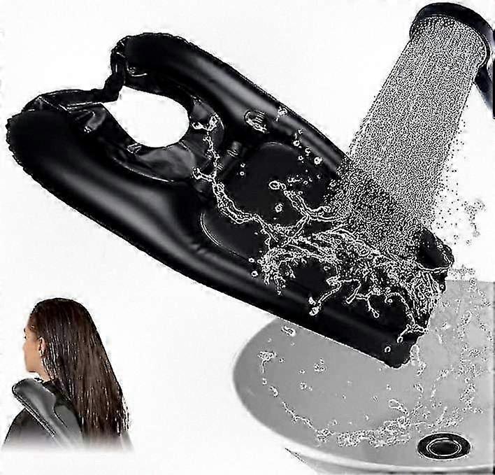 Portable Inflatable Hair Washing Sink Tray - Lightweight Shampoo Basin for Seniors and Disabled Users, Movable Wash Station