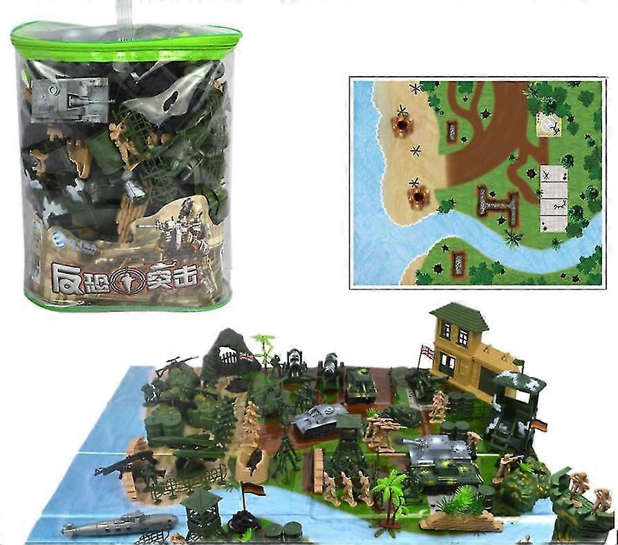 子供のおもちゃの兵士の男モデル小さな軍団の兵士II戦争特殊部隊軍事基地陸軍サンドテーブル