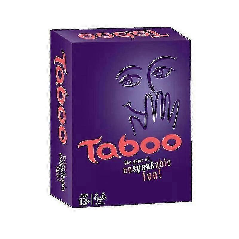 Klasická Taboo Card Game Board Game Fun Finding Words Board Game Party Family Interactive Games pro dospělé High Quali