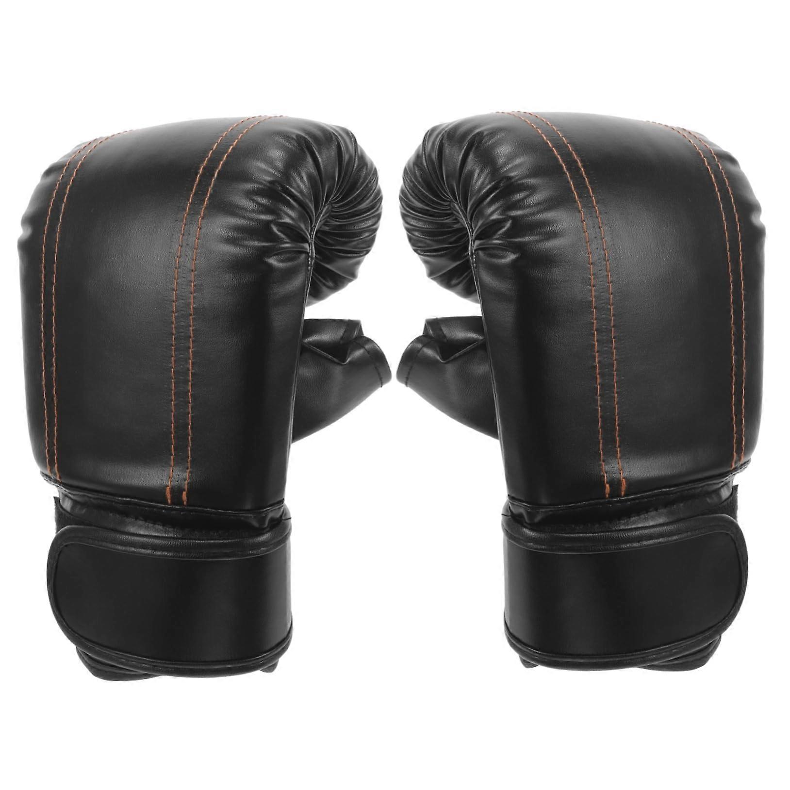 boxing gloves with fingers padded for sparring and kickboxing training gloves