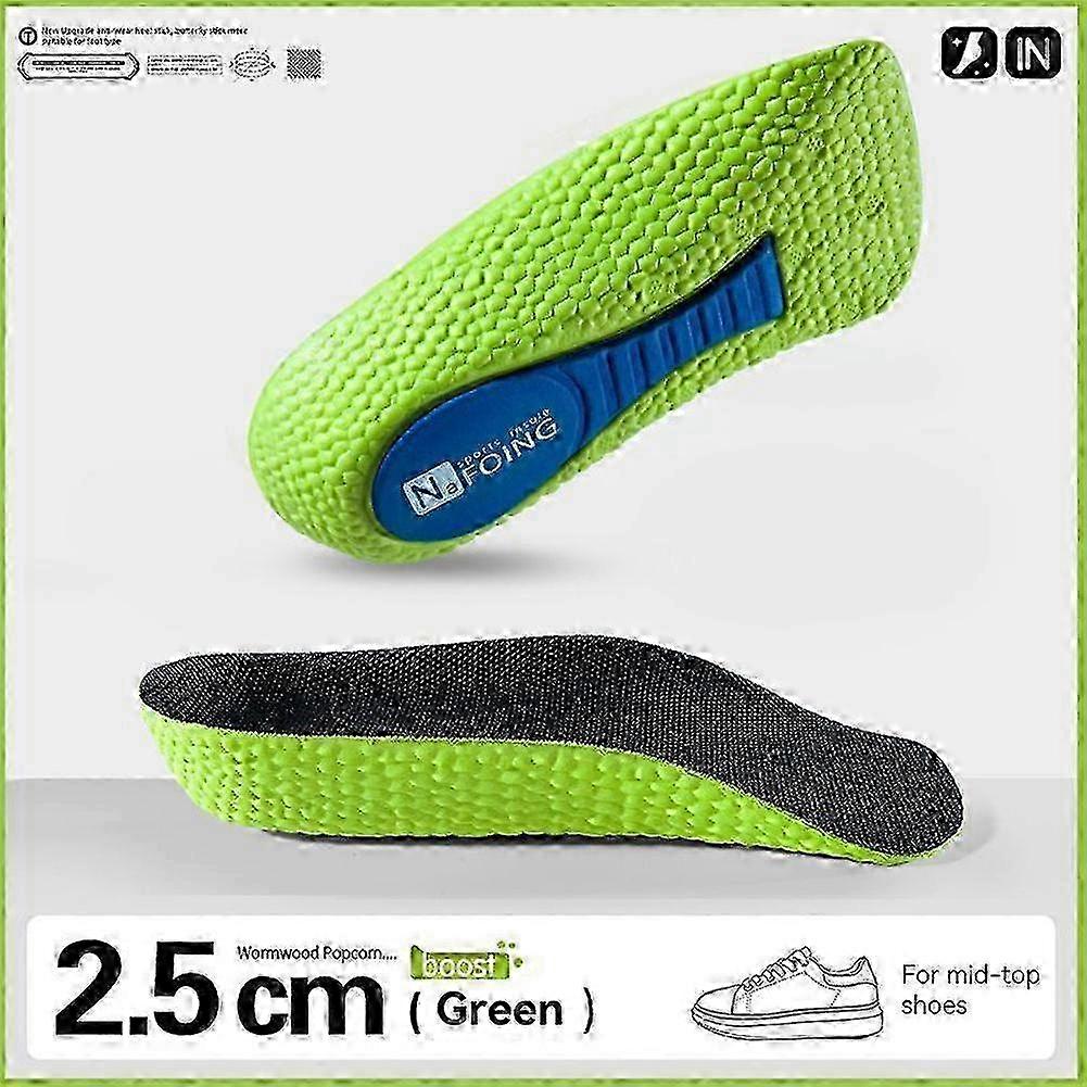 2025 Orthopedic insoles for height boost and arch support in shoes
