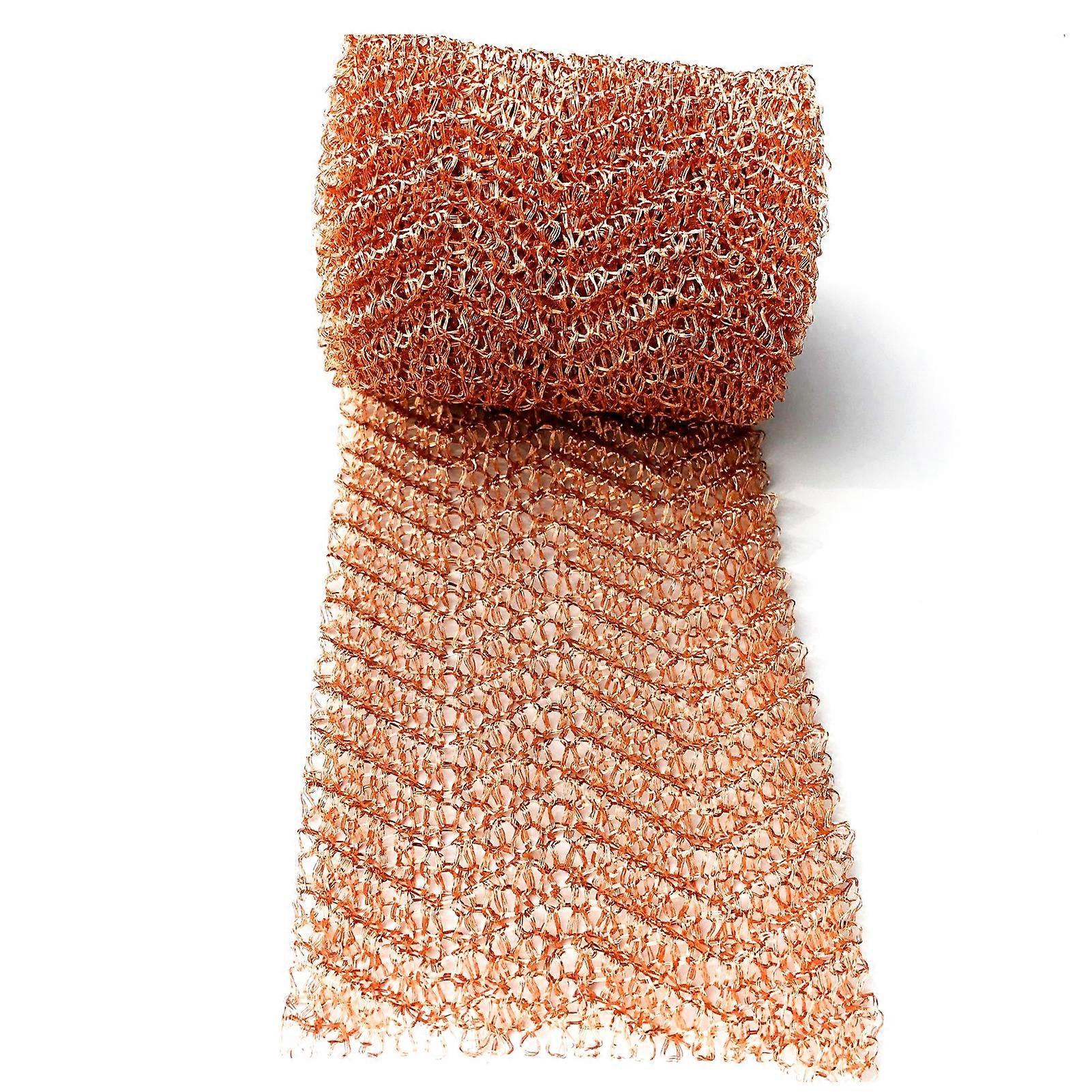 Copper Mesh Roll Vapour-Liquid Filter Durable Woven Design Rodent Protection Snail Barrier Flexible Material Distillation Use 1 Uni