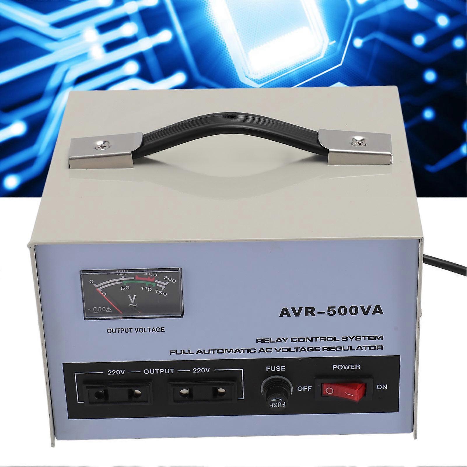 500W Voltage Regulator 1 Input  Output Single Phase Automatic Voltage Stabilizer
