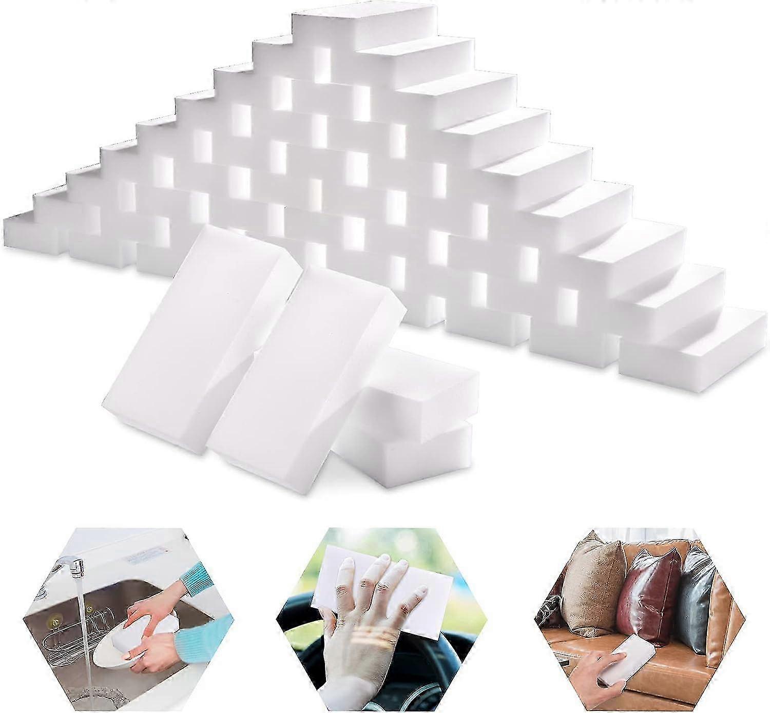 10 عبوات من ممحاة الإسفنج السحري ، منظف رغوة الميلامين القابل لإعادة الاستخدام للمطبخ والحمام والأحذية