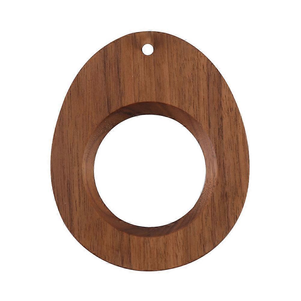 Porte-gobelet à filtre à café en noyer pour un usage domestique avec support de cône de café Support en bois