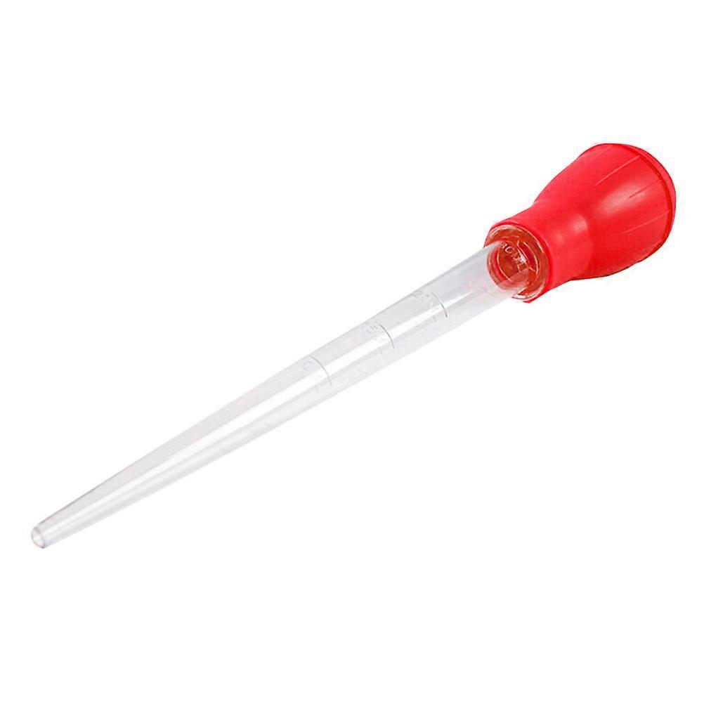 Fish Tank Cleaner Aquarium Maintenance Tool Cylindrical TPR Material 1Pcs Red