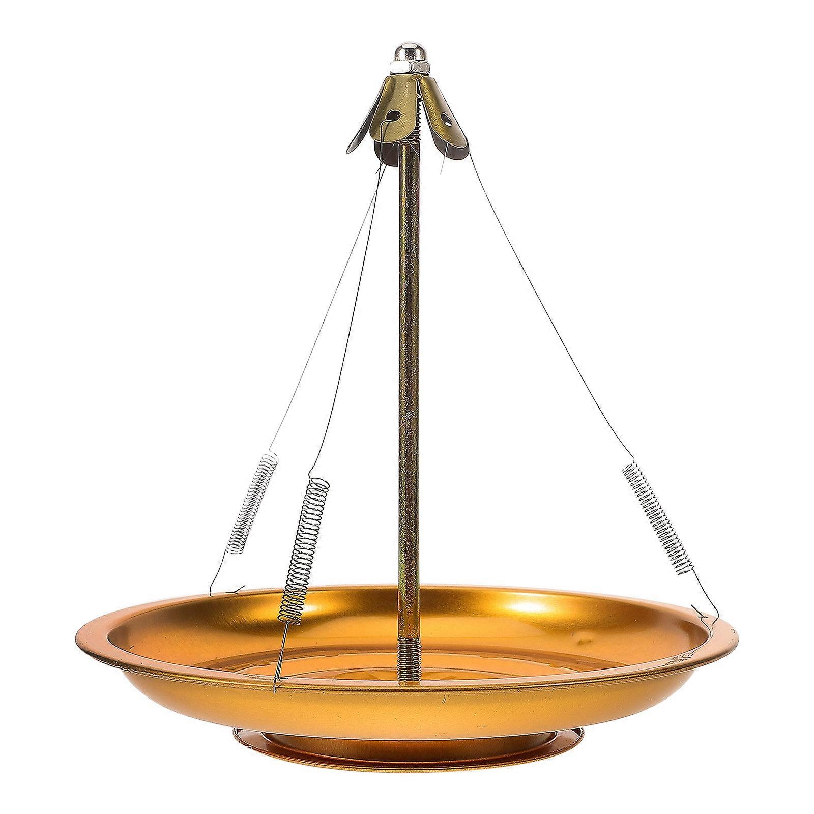 Extension Type Incense Burner Holder Tower Shape Bedroom Accessory Golden 1Pack