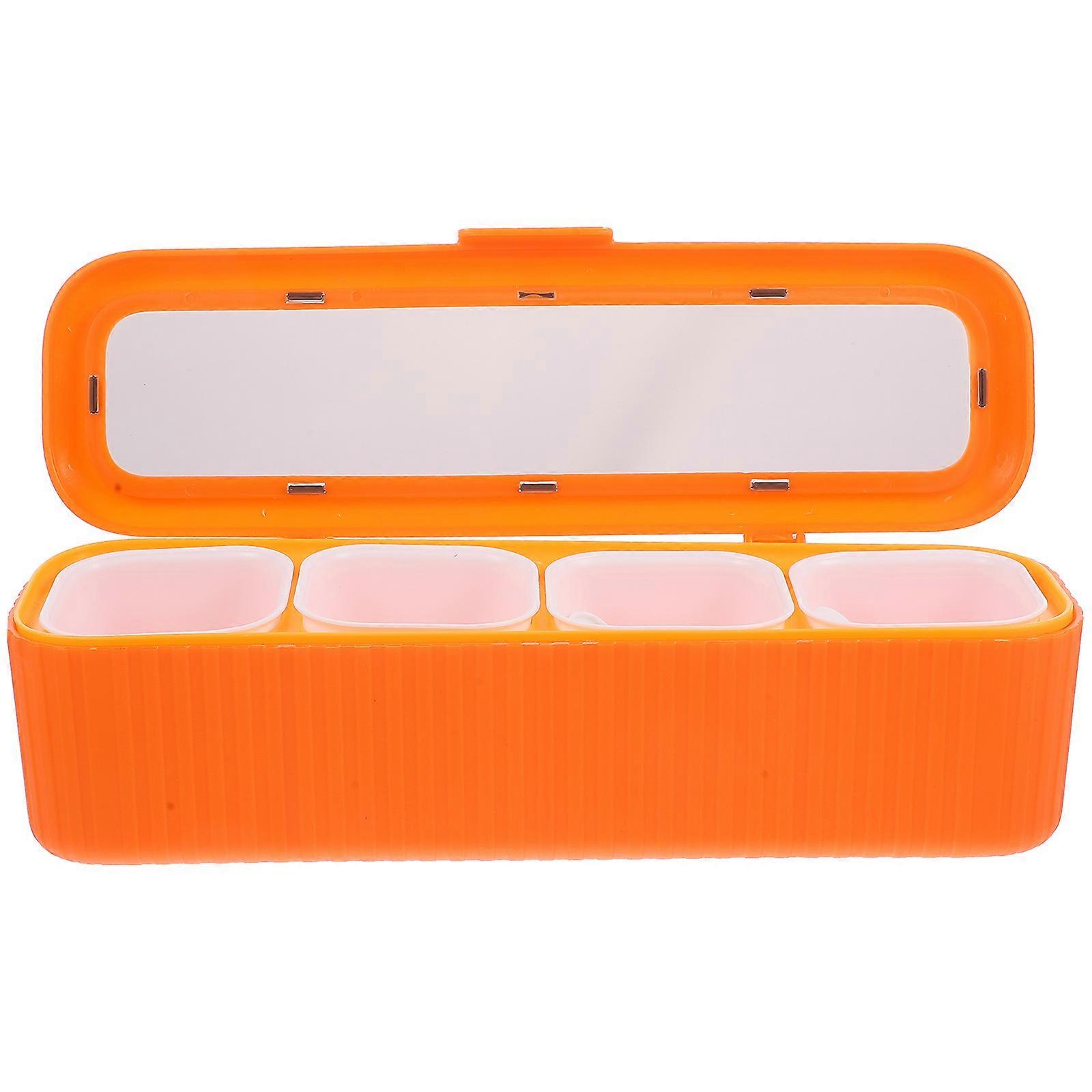 Lovely Spice Container Seasoning Box With Spoon For Homeowners Luxury Design 27.70X9.00X7.50CM 1Pack