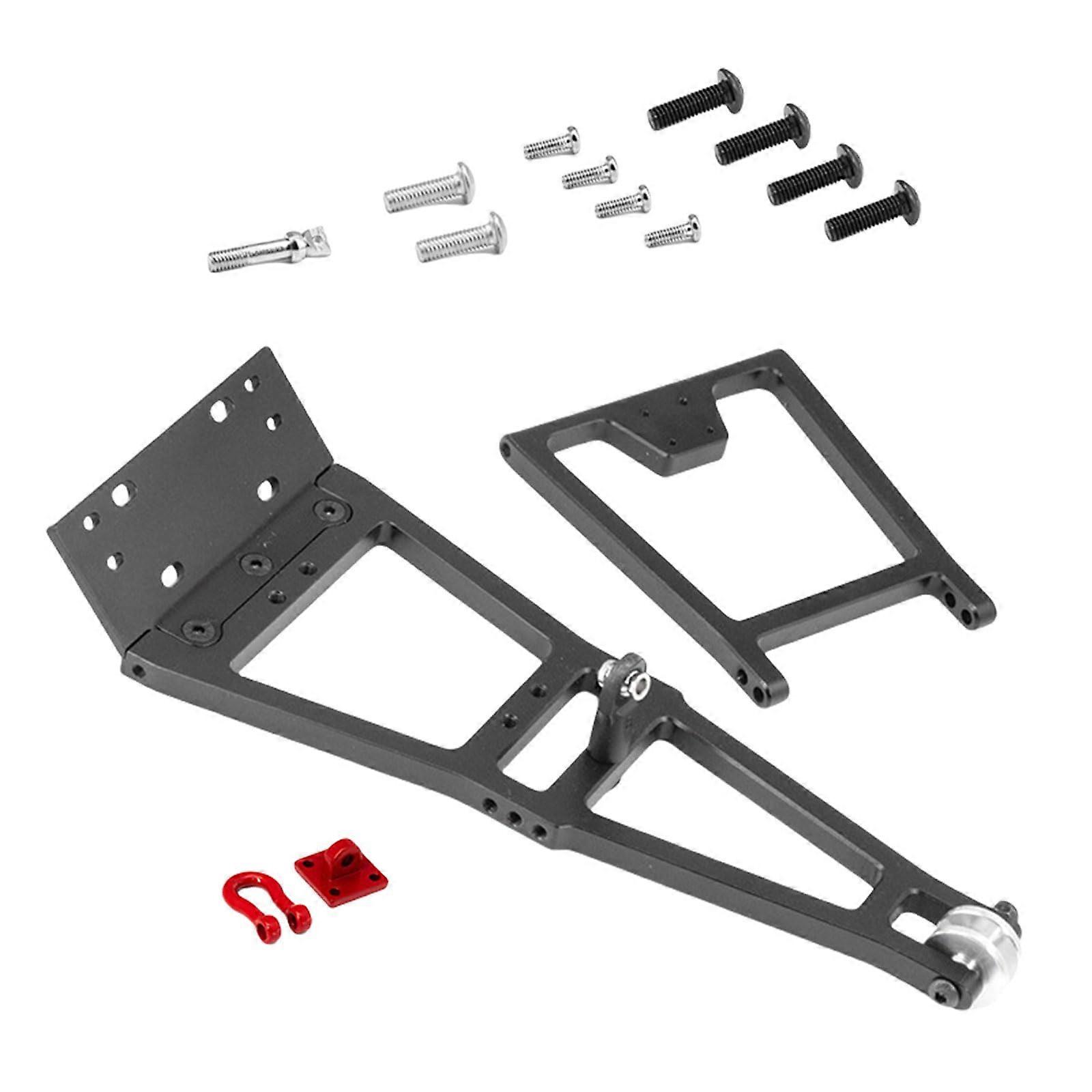 Professional towing accessory functional 1/10 scale crawler cranes arm and winch set for the recovery and lifting of road traffic black