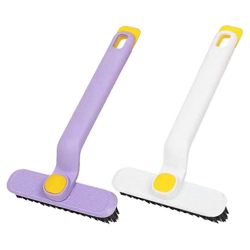 Groove Gap Cleaning Brush Set Ergonomic Design for Window Track, Door Gap & Hard to Reach Areas Includes 2pcs Scrub Brushes for Kitchen &