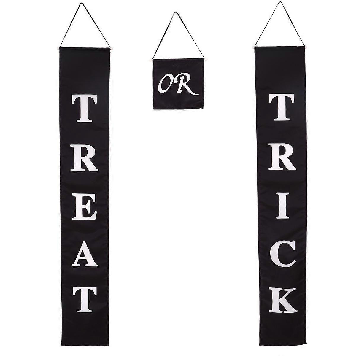Halloween Banner Decorative Door Curtain Party Style Hanging Decoration Strong and 1 Set