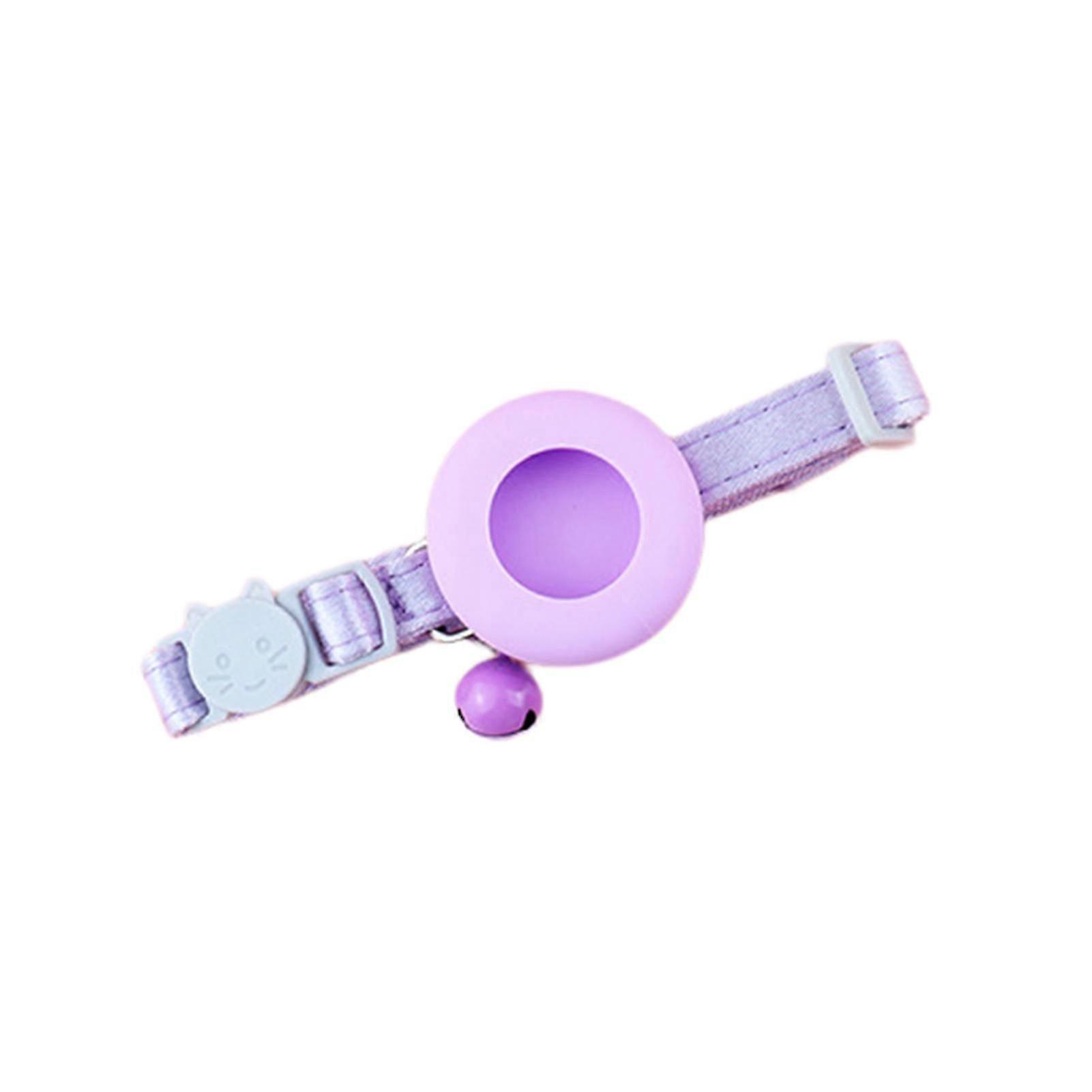 Bell Tassel Dangle Adjustable Buckle GPS Tracker Collar Pet Tracker Collar Protective Case Pet Supplies