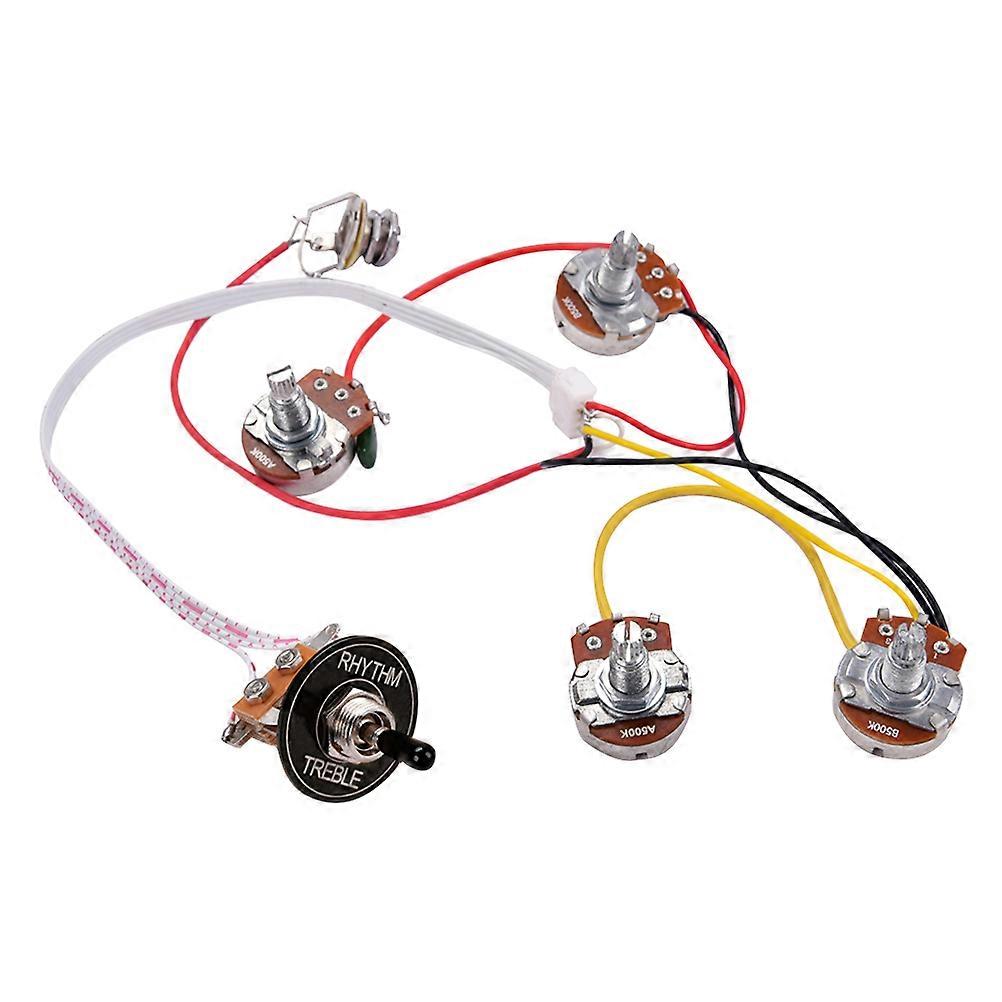 Guitar Circuit Connecting Wires B500k Style For Guitar Modification 2 Tone Control 1 Set