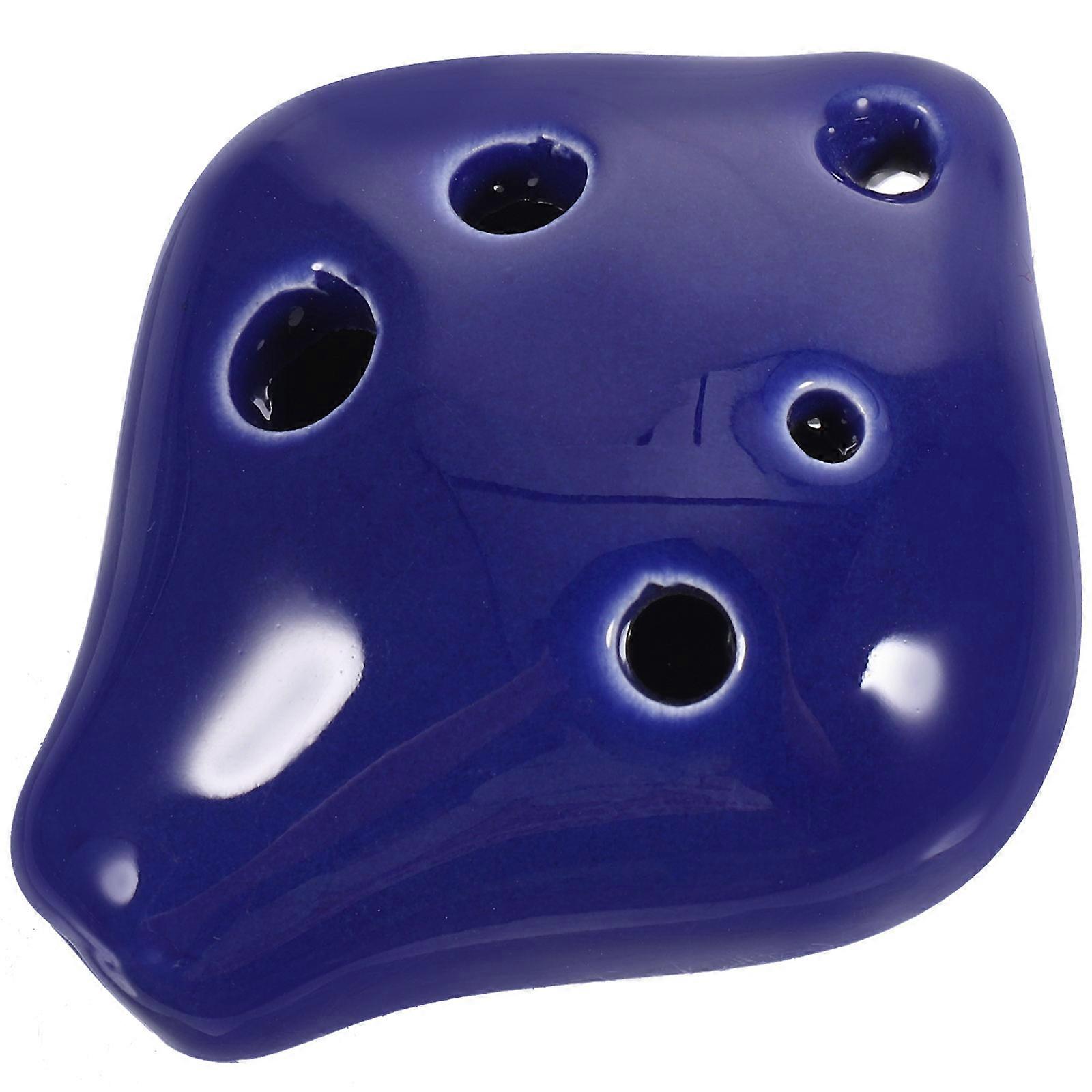 Compact Ceramic Ocarina for Adults – Durable Musical Instrument, Portable Design Ideal for Beginners, Festivals & Special Occasions