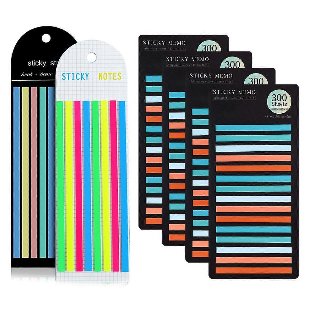 1520 Pcs Tabs Tape, Sticky Long Page Markers Tabs, Book Tabs For Annotation Books,Page Markers,Index-Style 1