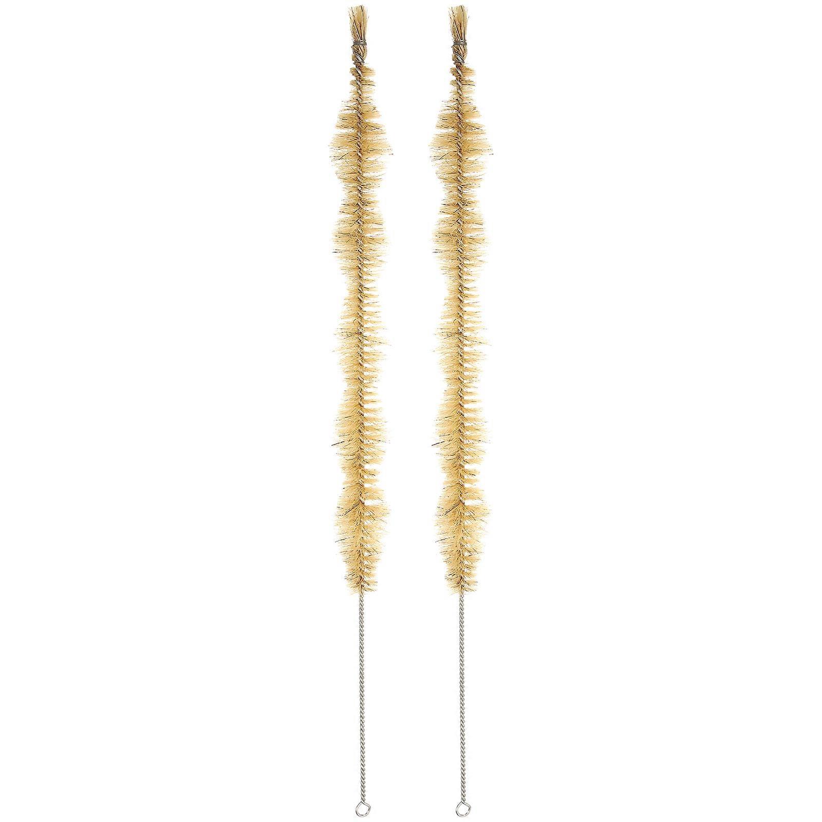 Laboratory Cleaning Brushes with Ergonomic Long Handle, Bristle Tube Cleaner for Condenser Pipes, 2pcs Set for Home, Office, School and Research