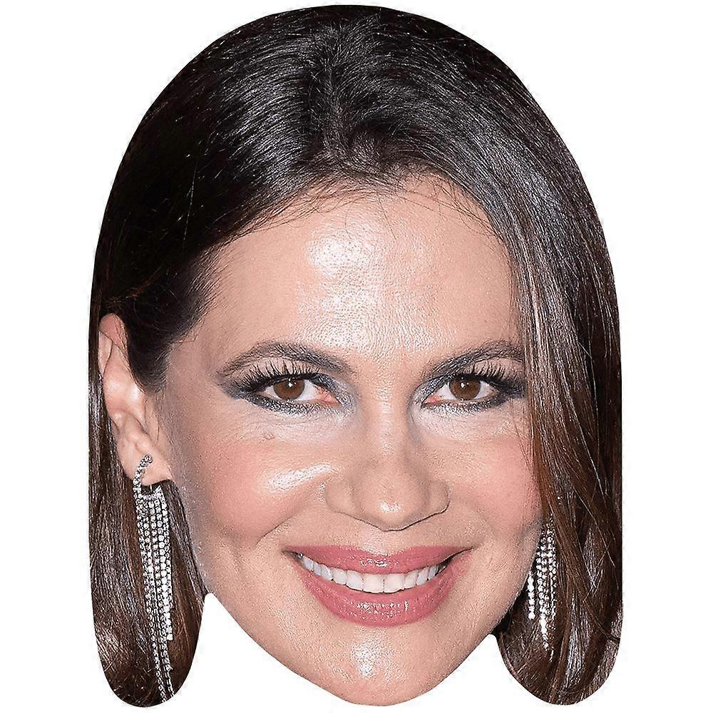 Julia Lemigova (Smile) Celebrity Mask, Flat Card Face