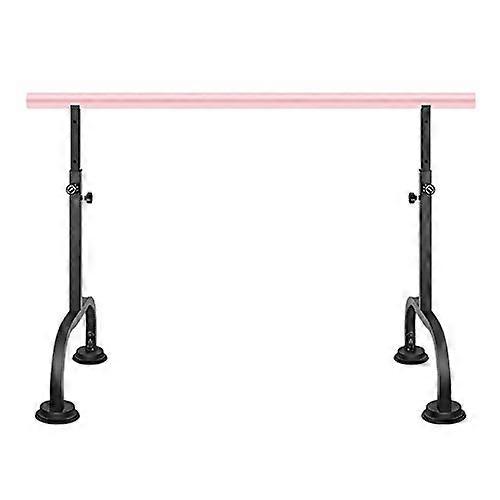 Adjustable, Practical Fitness Bar, Portable, Freestanding Ballet Bar for Kids Training, Pink 2.5 m