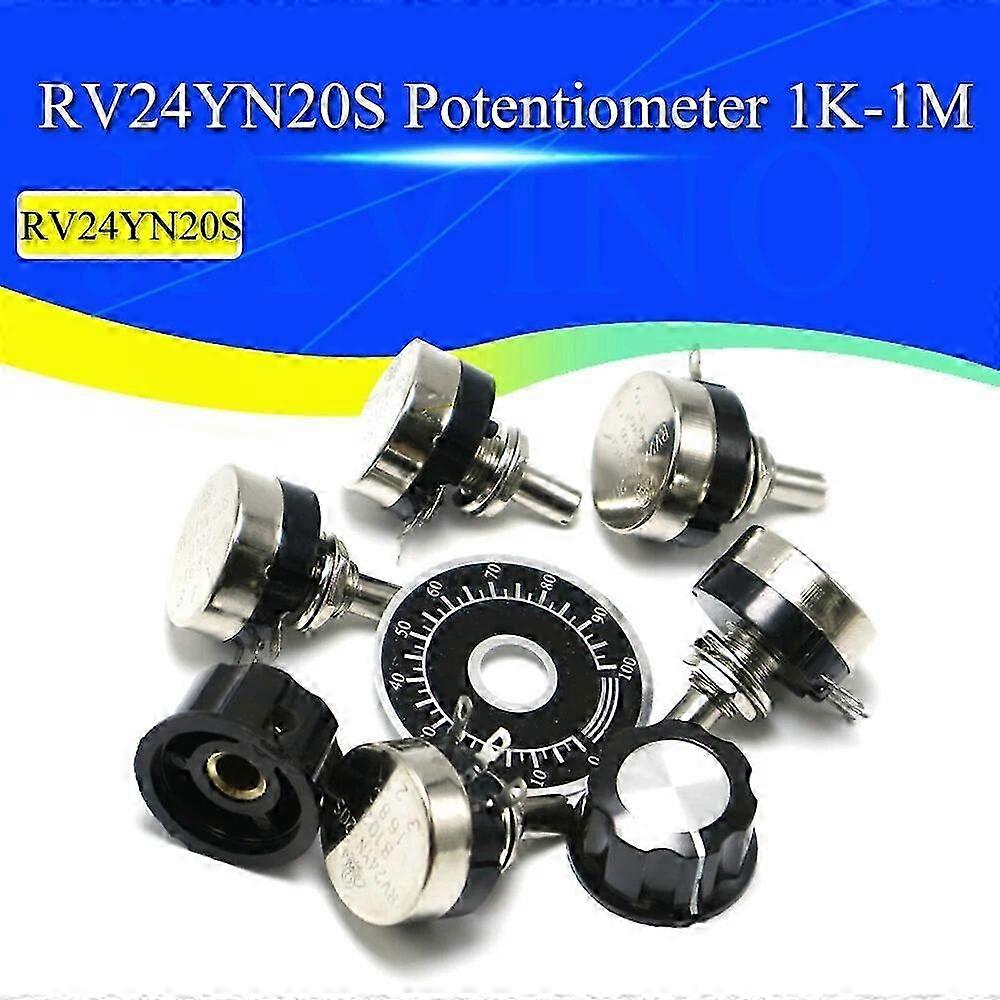 Speed Control Switch Potentiometer Knob Switch 5K 10K 100K 200K 500K 100 Ohm
