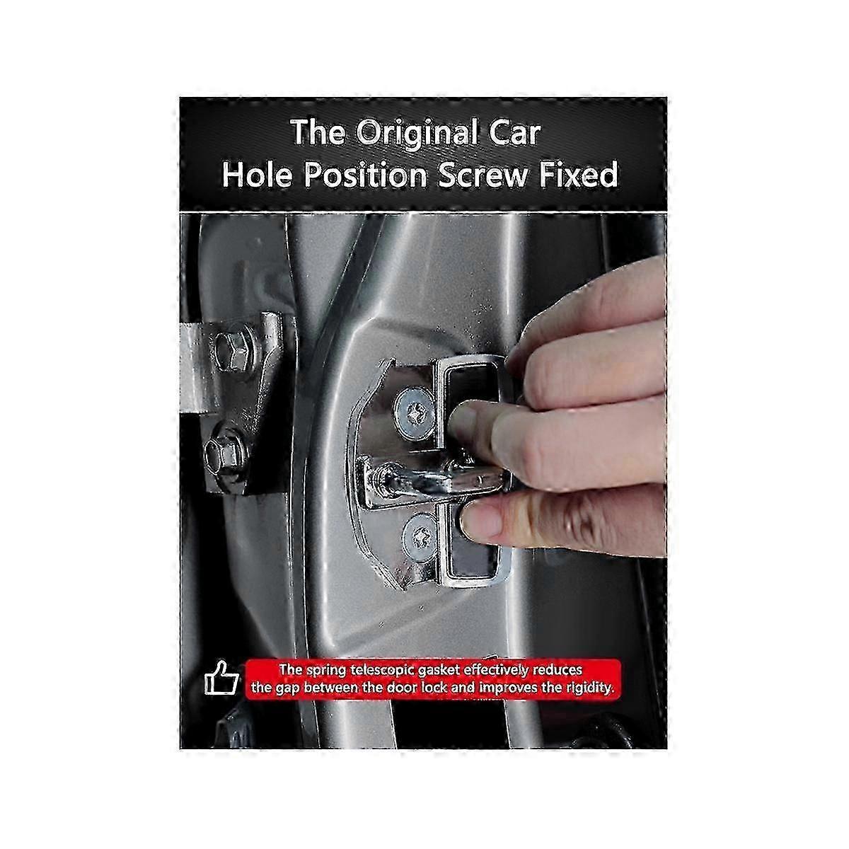 Upgraded Stabilizer Protector Latches Stopper for Car Door Lock Noise Reduction