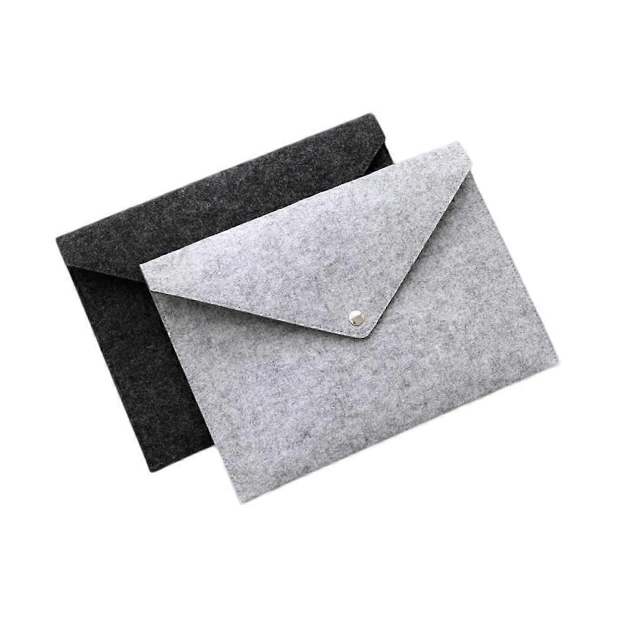 Aktenhalter 2-Pack Felt File Holder Portable Document Folder Space-Saving Desk Organizer