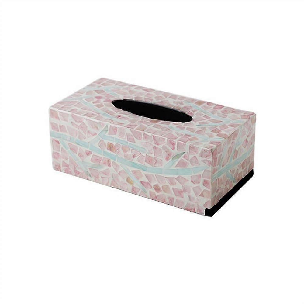 Tissue Box With Drawer - Exquisite Home Decorative Shell Style Light Luxury For Living Room Table