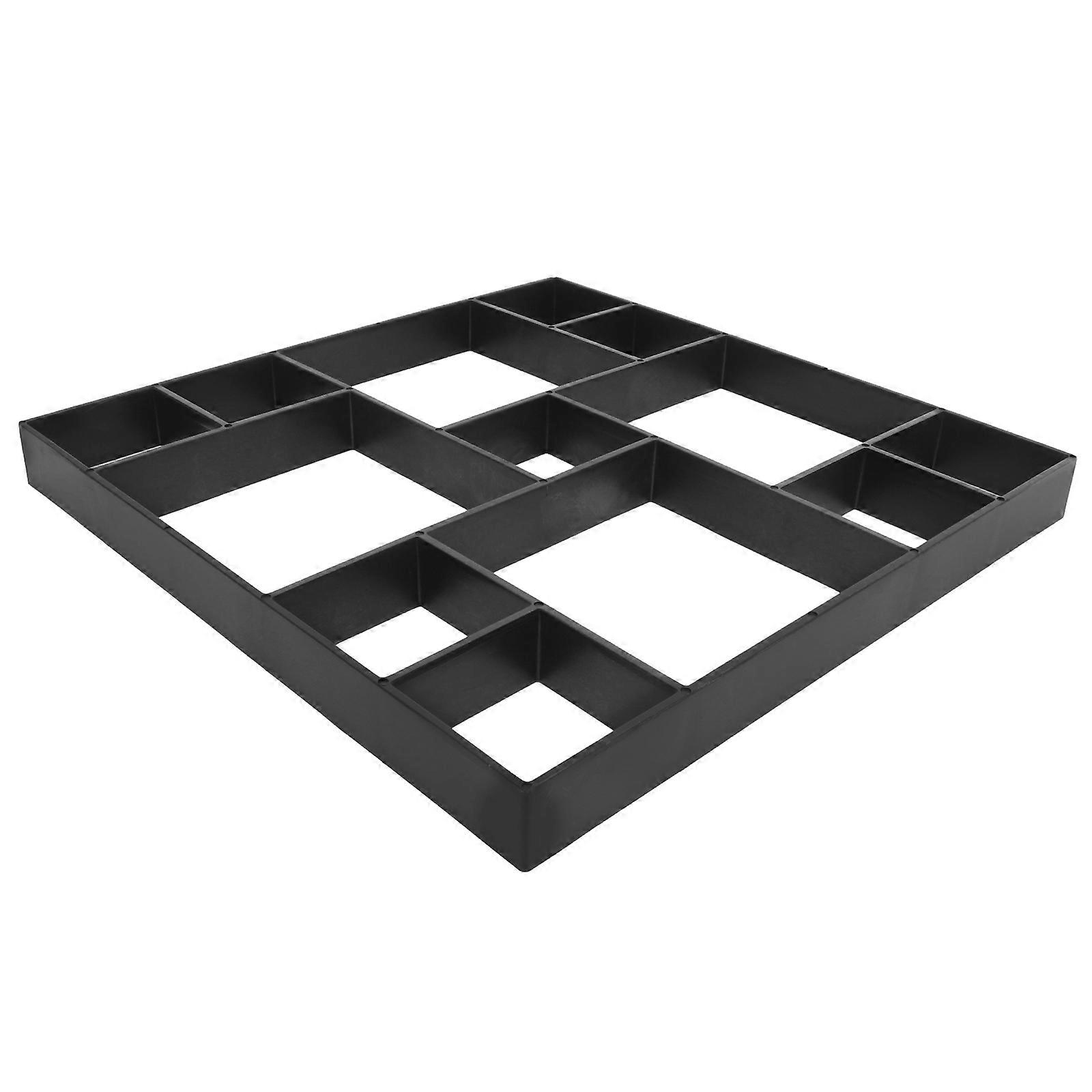 Concrete Plastic Mold Pavement Mold Outdoor Yard Tool PP 45.00X45.00X4.00CM Versatility 1Set