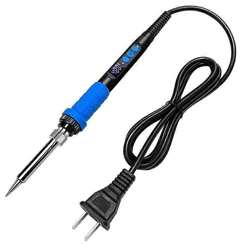 90W Adjustable Temperature Soldering Iron 180°C-480°C with Thermostatic Design and LCD Screen for Precision Welding Repairs