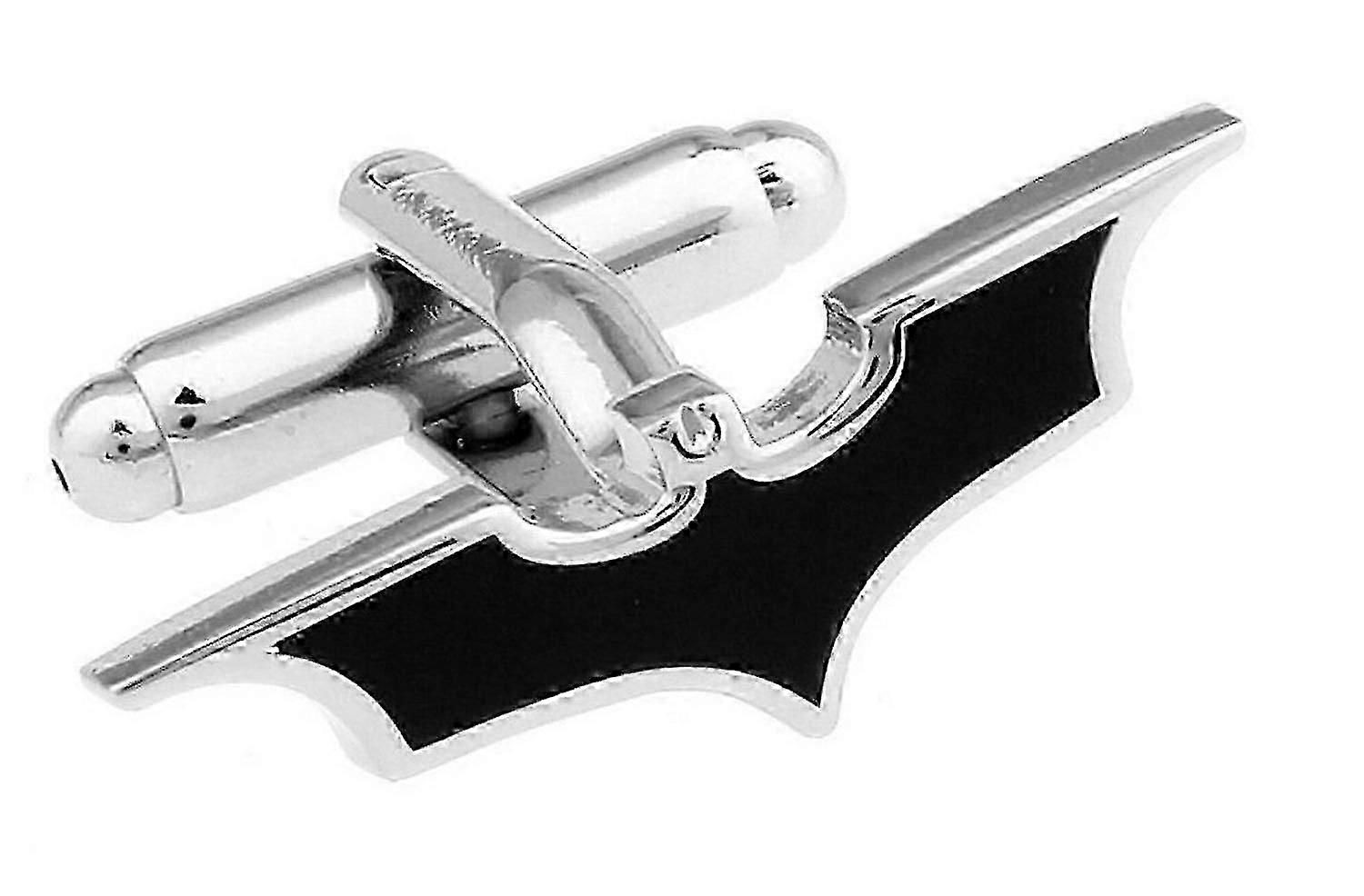 Black Batman Mark Metal Cufflinks for Wedding Suit