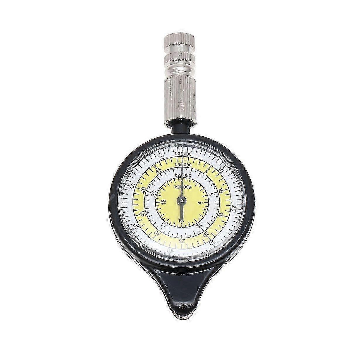 Map Measurer Mini Outdoor Map Measure Distance Calculator Mapping Tool Metall Messrad für Field Exploration Hunting
