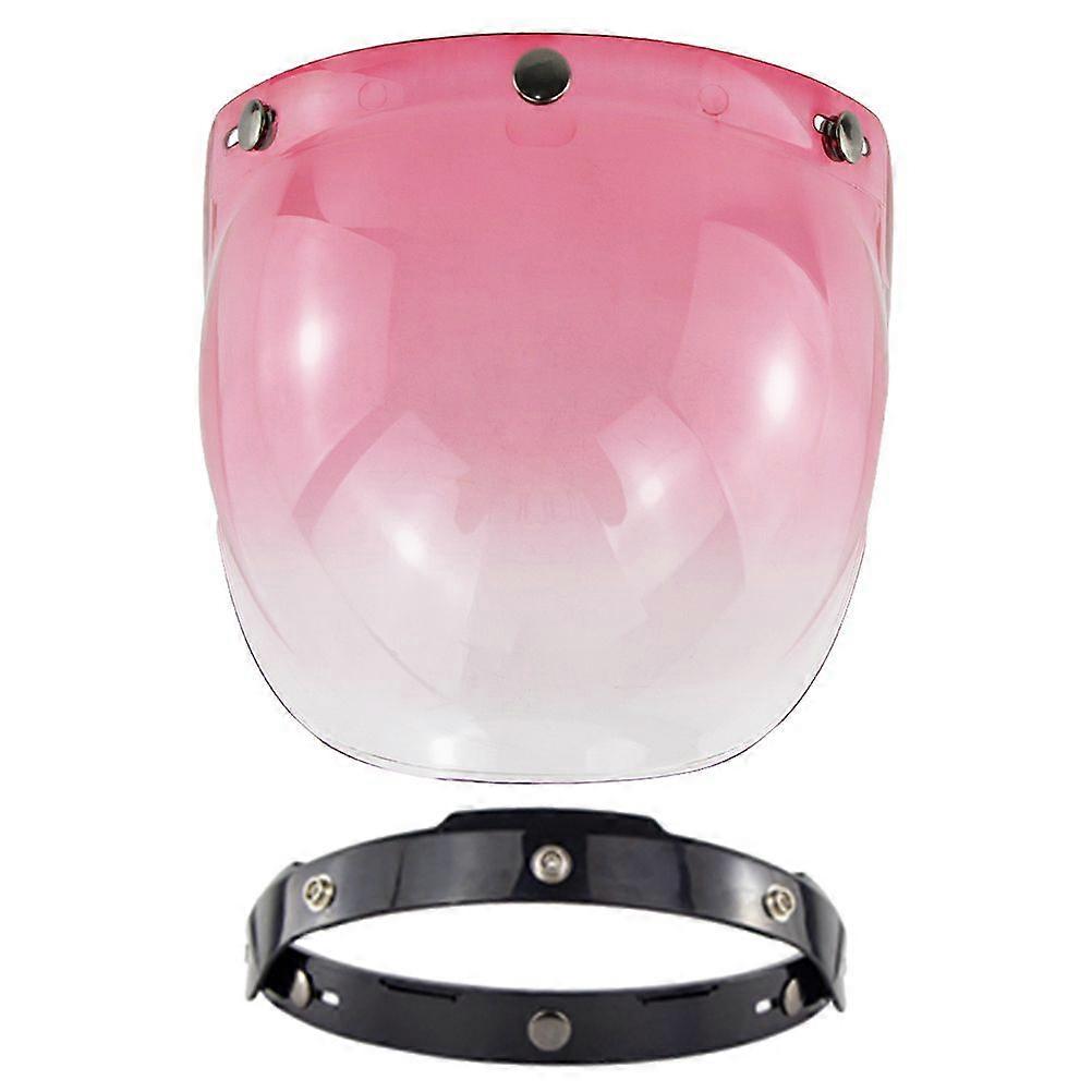 Open Face Helmet Visor Motorcycle Helmet Bubble Visor Bubble Shield Motorcycle Helmets AccessorieYMQX)