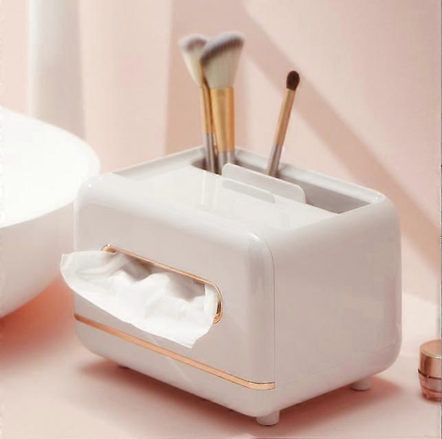 Multifunctional Tissue Storage Box Dressing Table Countertop Small Storage Box