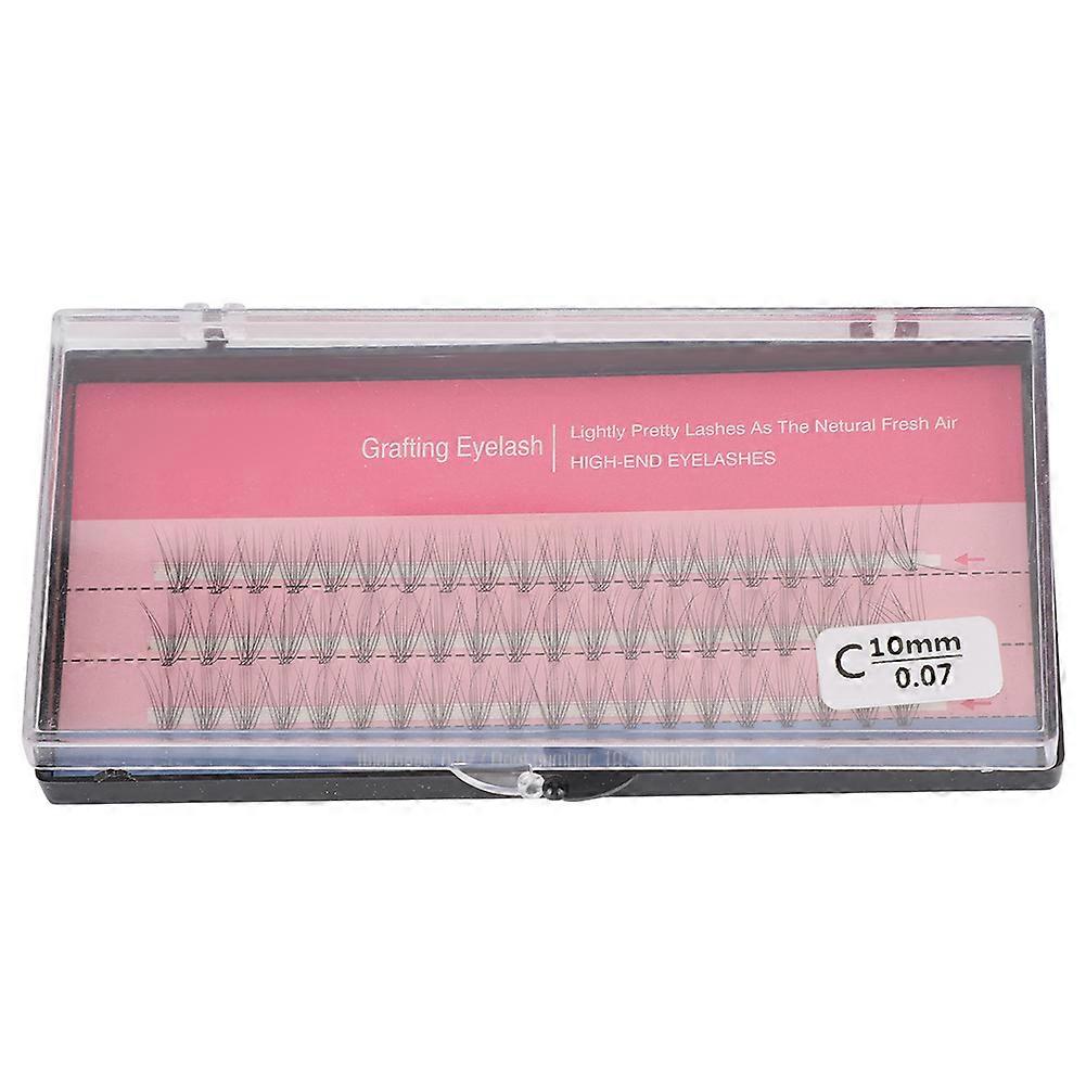 60pcs Individual False Eyelashes Cluster 0.07mm False Lashes Extension Tool