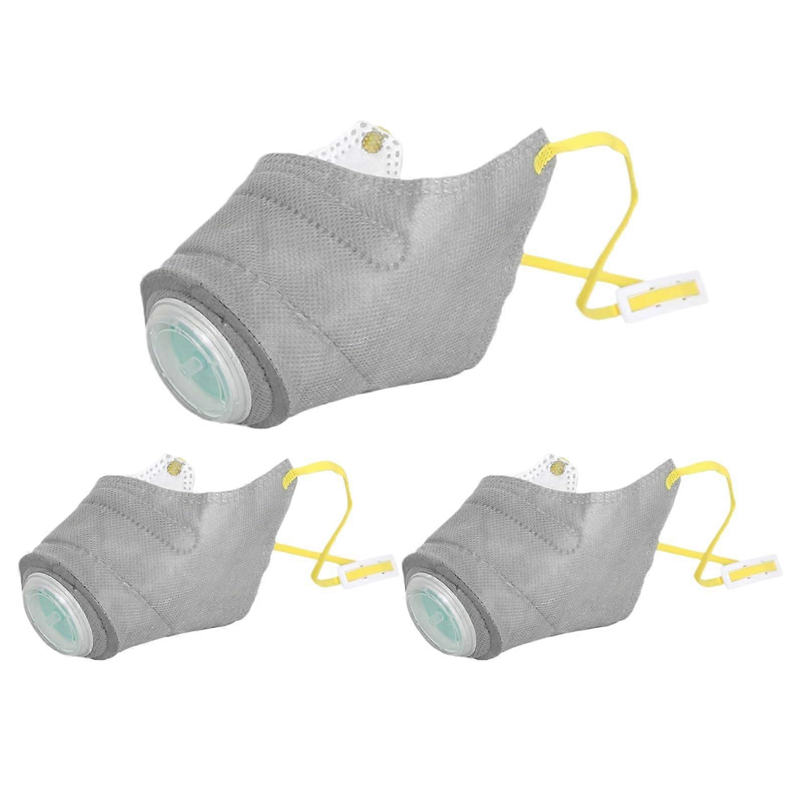 Hund Mask, Hundeempfänger Mask 3X Adjustable Reusable Puppy Breathing Protection Mask for Dogs 3 Piece Set M