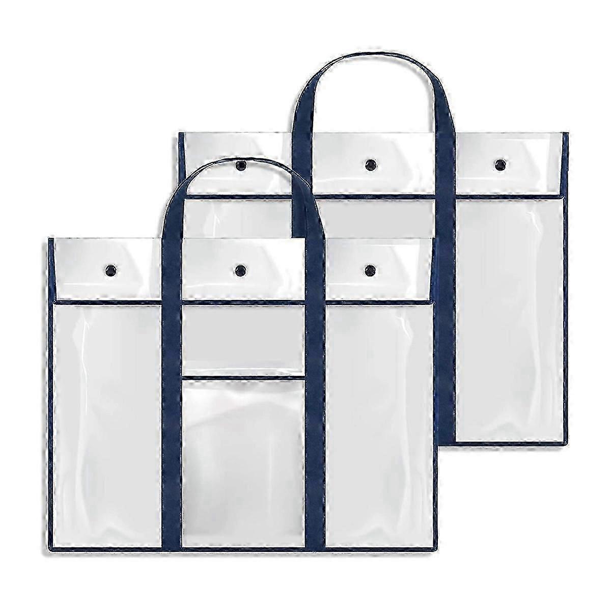 2 Pack Large Poster Storage Bag 31.5 X 25.5inch Bulletin Board Holder Art Portfolio Container for T js