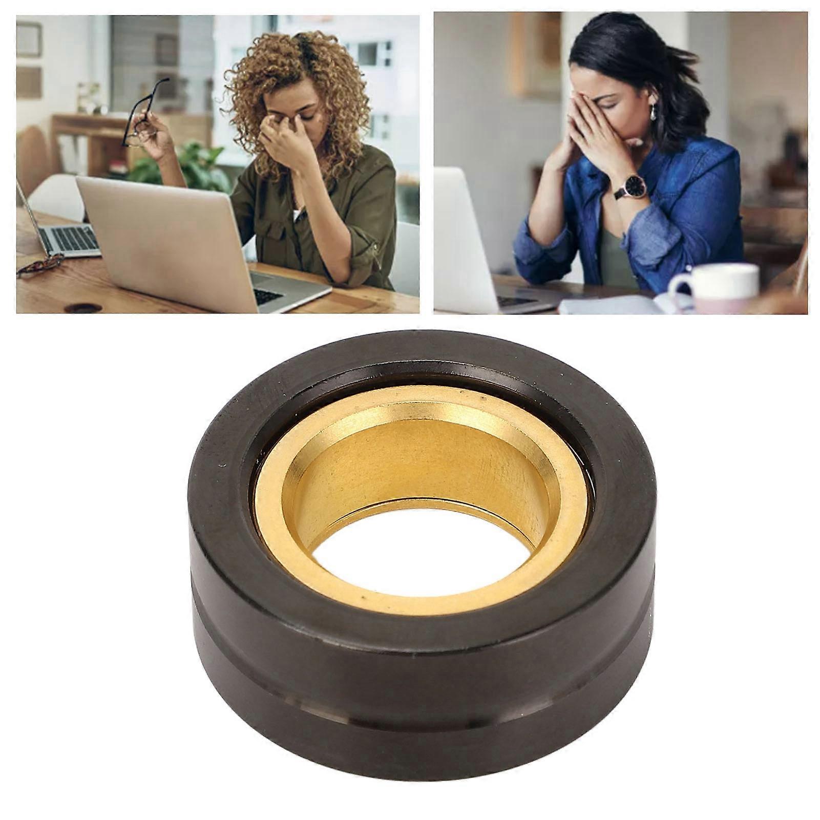 メタルリングフィジェット玩具ストレスリリーフラウンドポータブルメタル磁気リング玩具 毎日使用