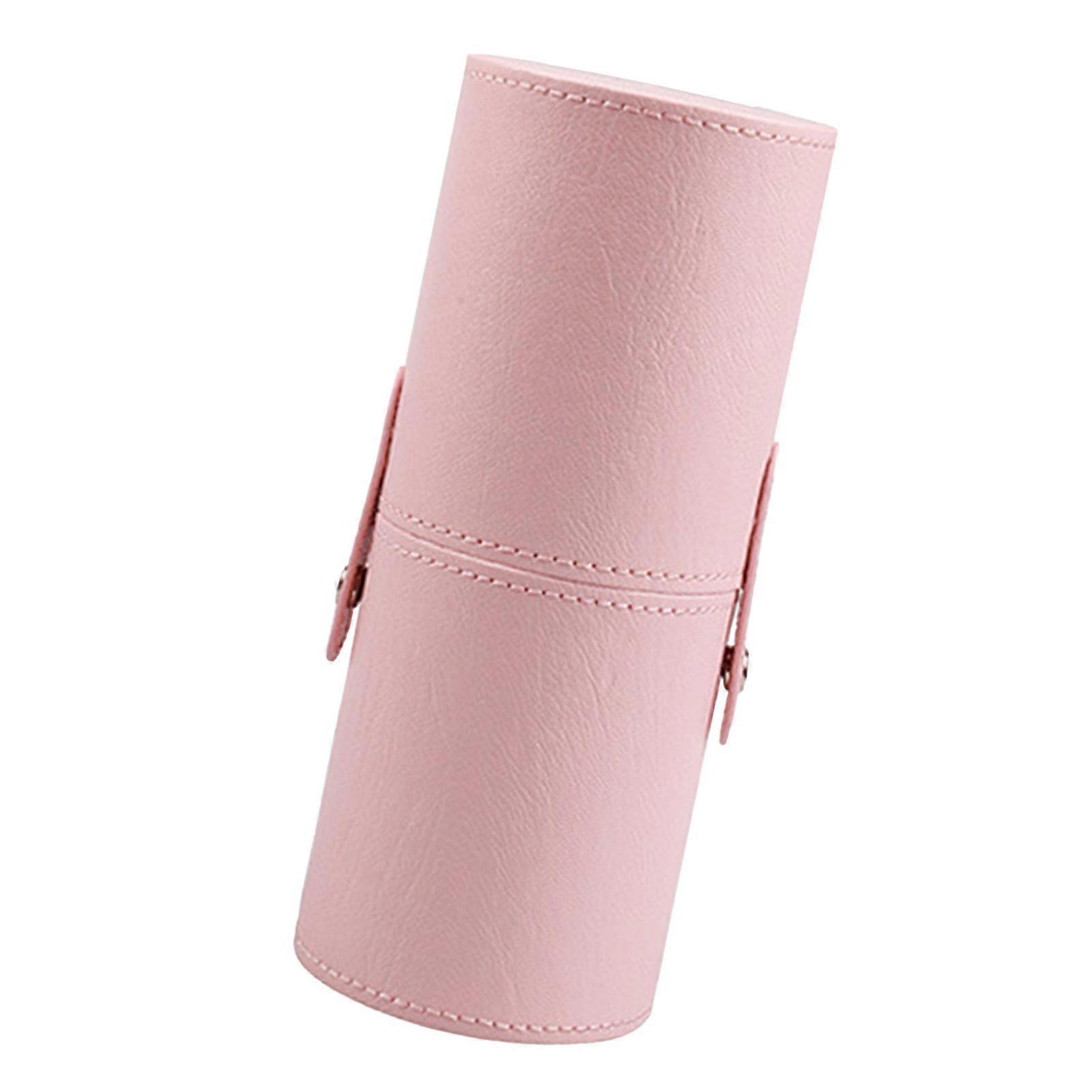 Makeup Brush Storage Organizer Multifunctional Dustproof Large Capacity Small Eyebrow Pencil Holder with Lid for Desk