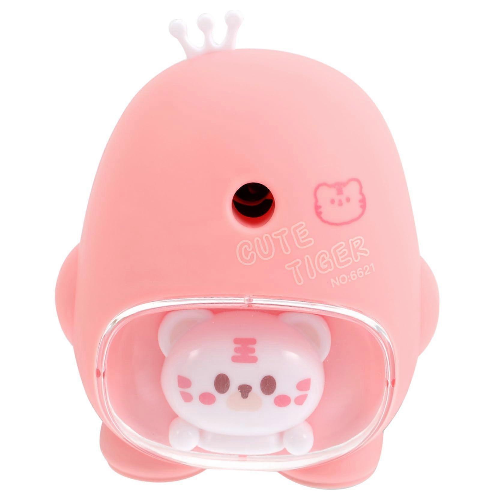 Manual pencil sharpener Student letter paper With Adorable Cartoon Design For