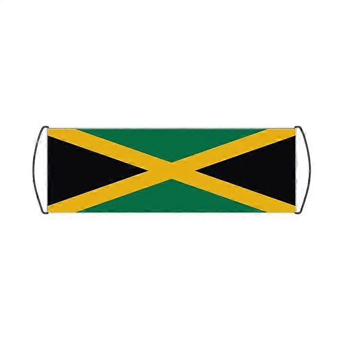 Flag - Jamaica - 17 x 50 cm - Waterproof fabric - Double-sided print - Lightweight and durable