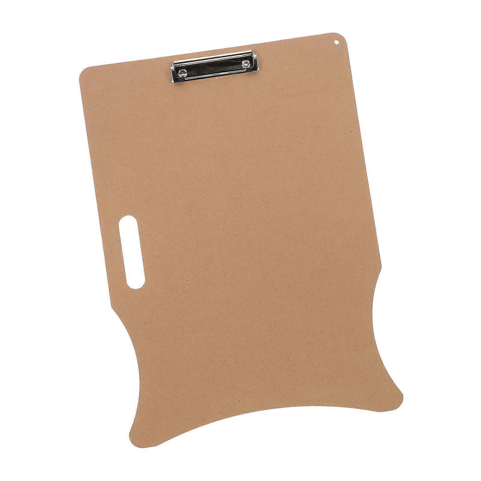 Lightweight Portable Wooden Sketch Board with Clip for Artists – Natural Solid Wood Art Drawing Board for Outdoor, Classroom and Field Use