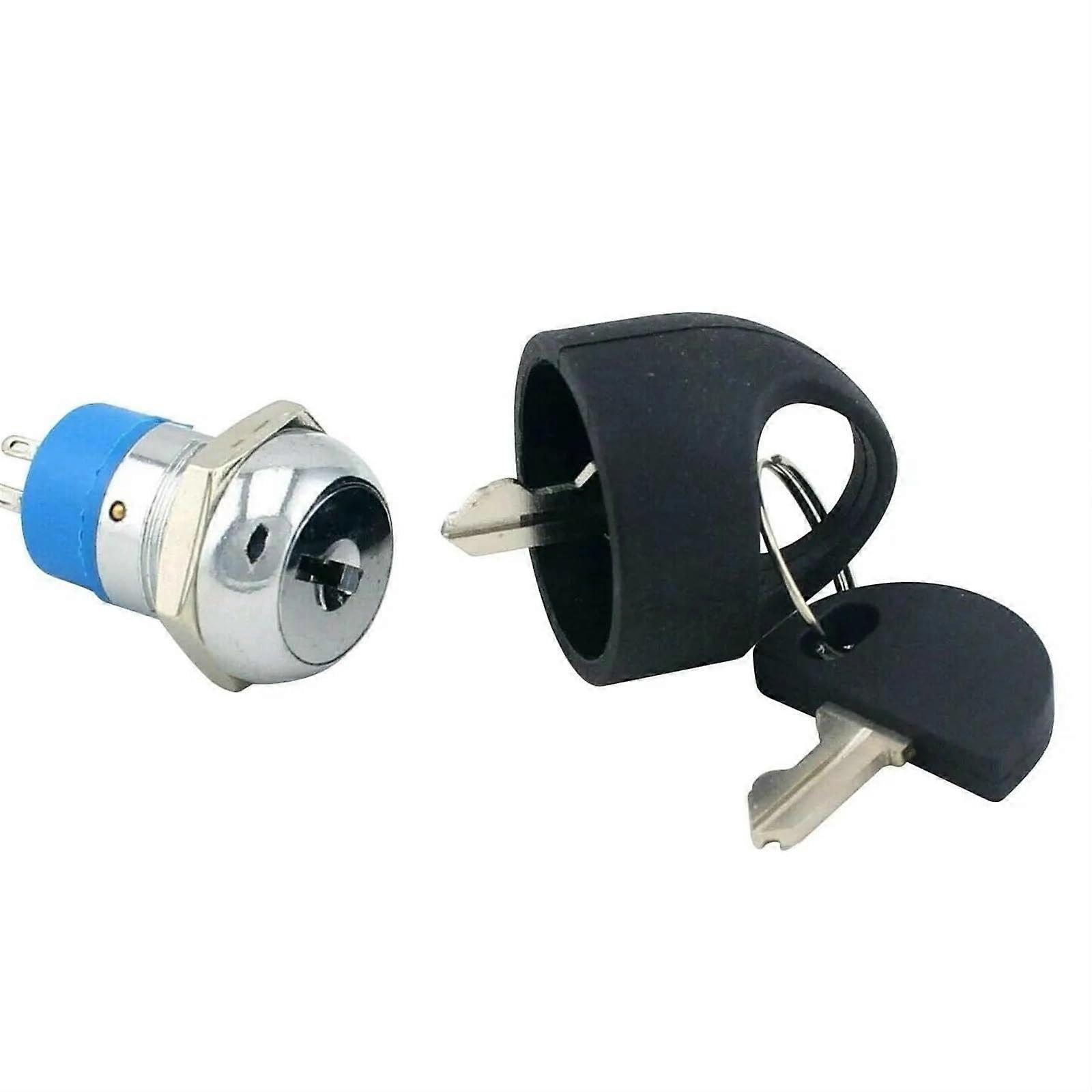 Encendido Motocicleta Ignition Switch for Pride Mobility Scooter with 2 Keys and Stator Coil Compatibility