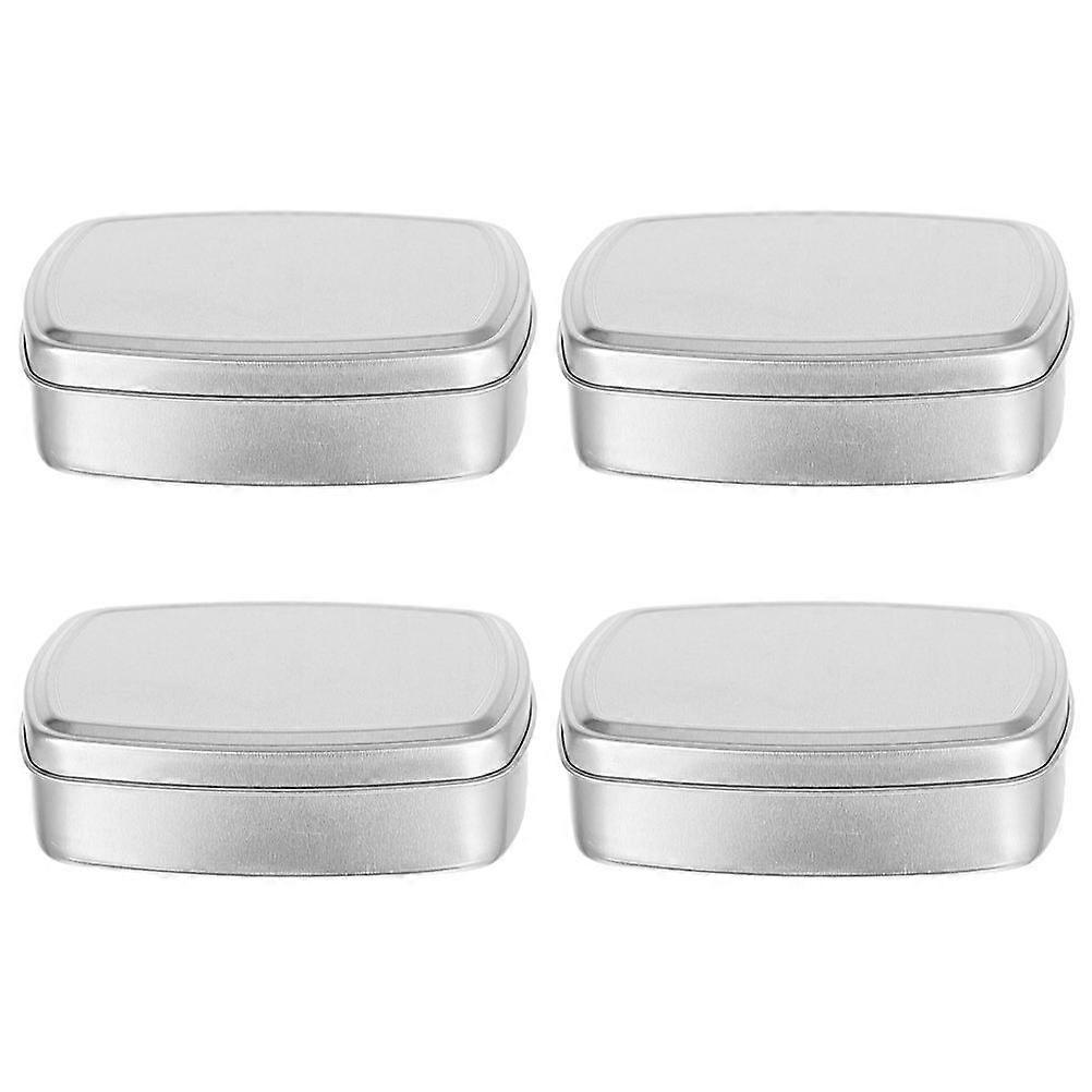 Aluminum Cream Jars Small Aluminum Jars Storage Holder Travel Use 150ml Sealing 4Pcs