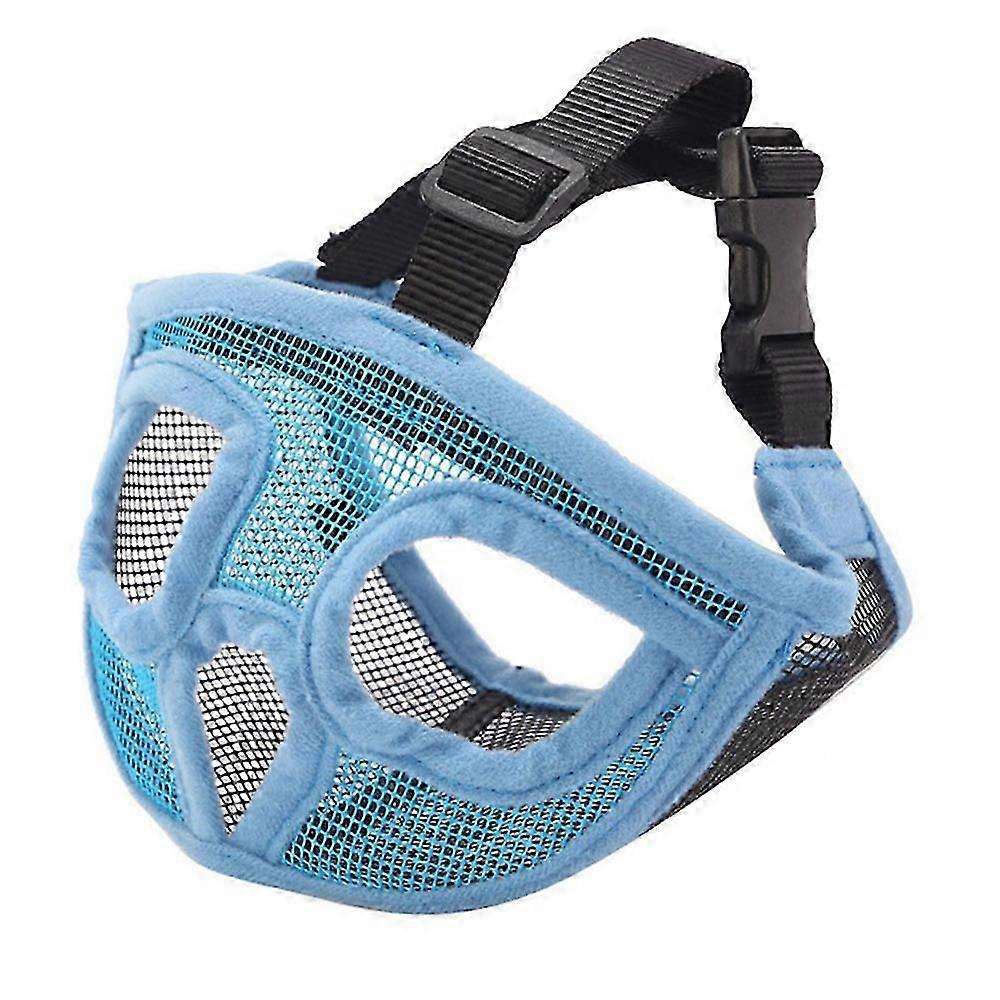 Comfortable Short Snout Dog Muzzle, Breathable Mesh Design for Flat-Faced Dogs, Allows Panting and Enhanced Visibility for Training and Grooming